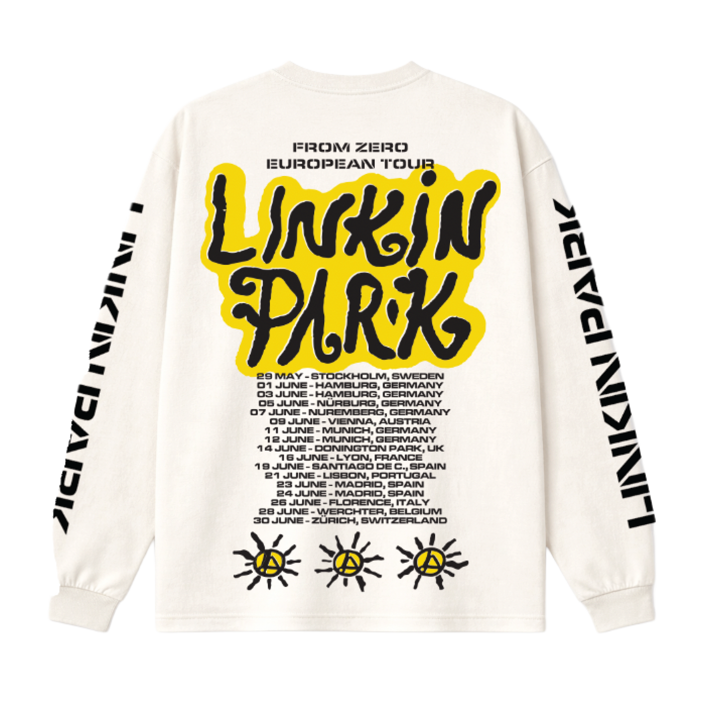 LP x DEUS Sun White Long Sleeve Tee