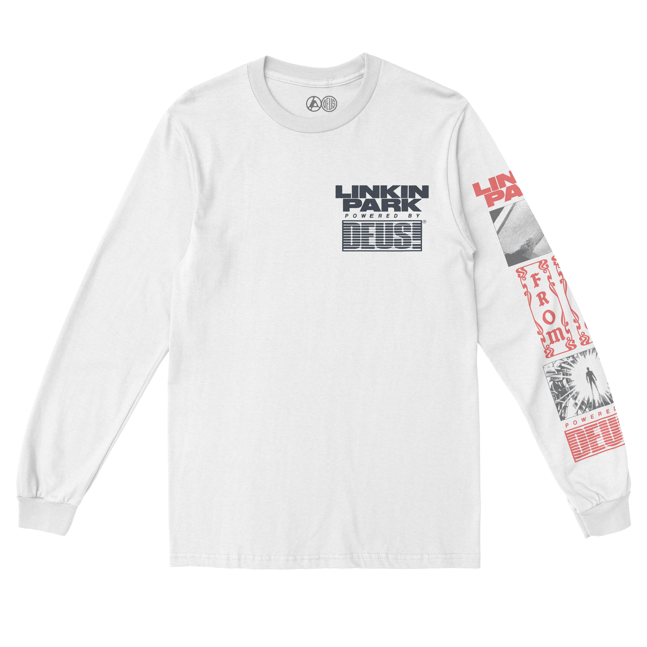 LP x DEUS Powered By White Long Sleeve Tee (Web Exclusive