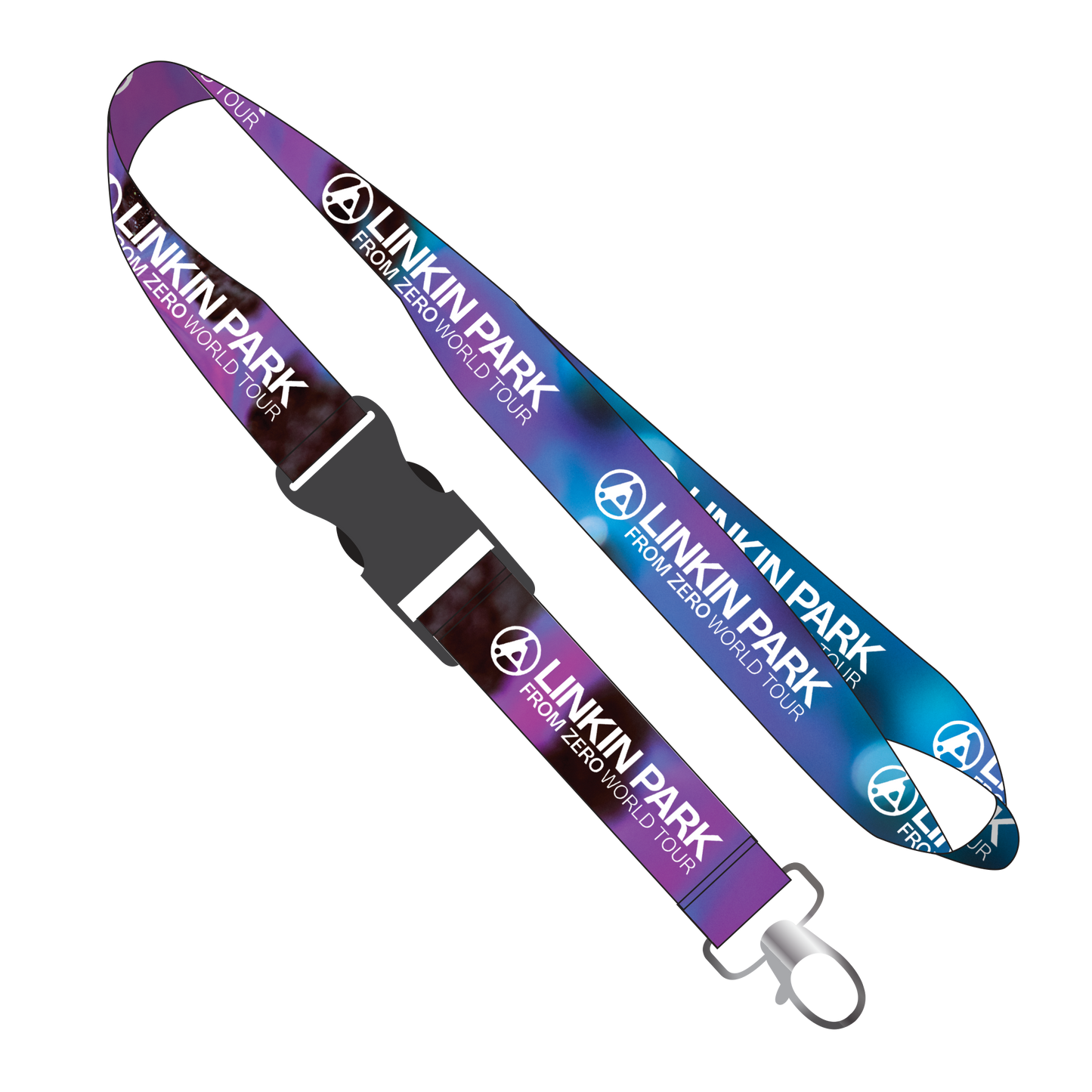Linkin Park lanyard with colorful design 