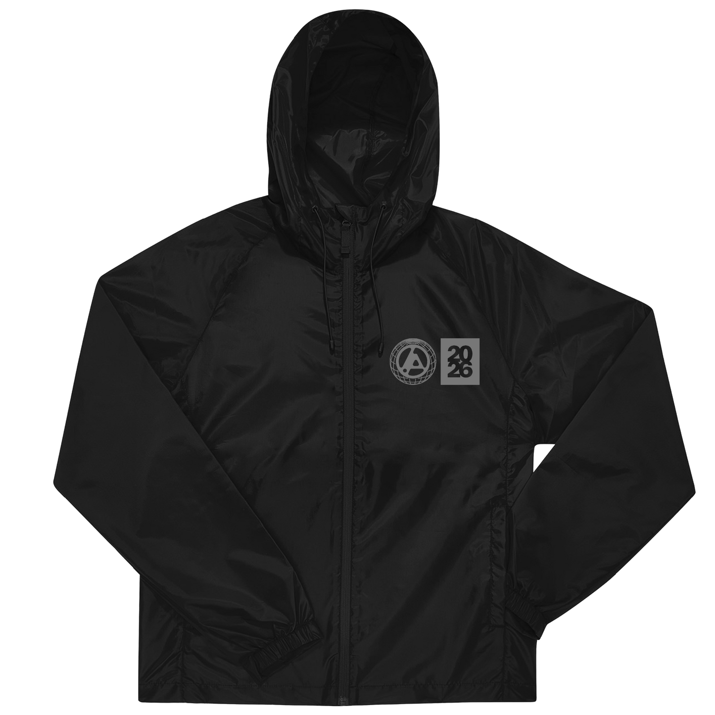 Black jacket with a Linkin Park logo on the chest
