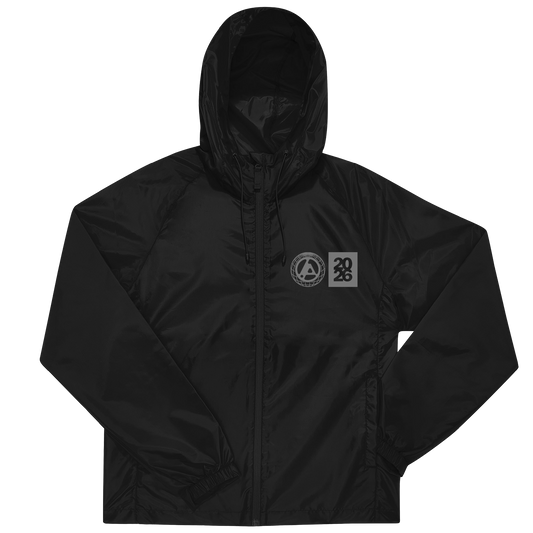 Black jacket with a Linkin Park logo on the chest