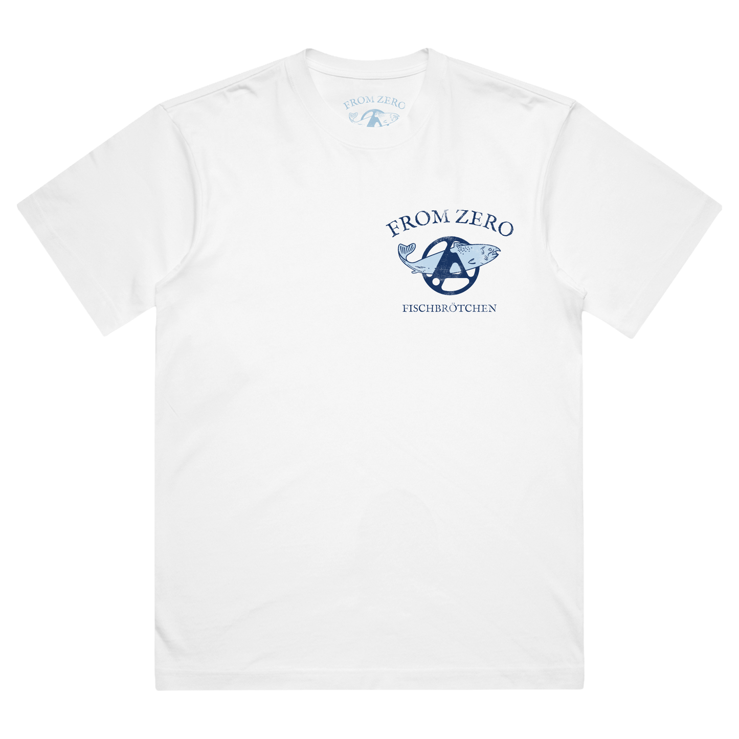 From Zero "Fischbrötchen" White Tee