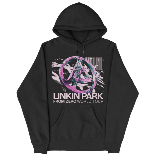 Black hoodie with Linkin Park logo and text