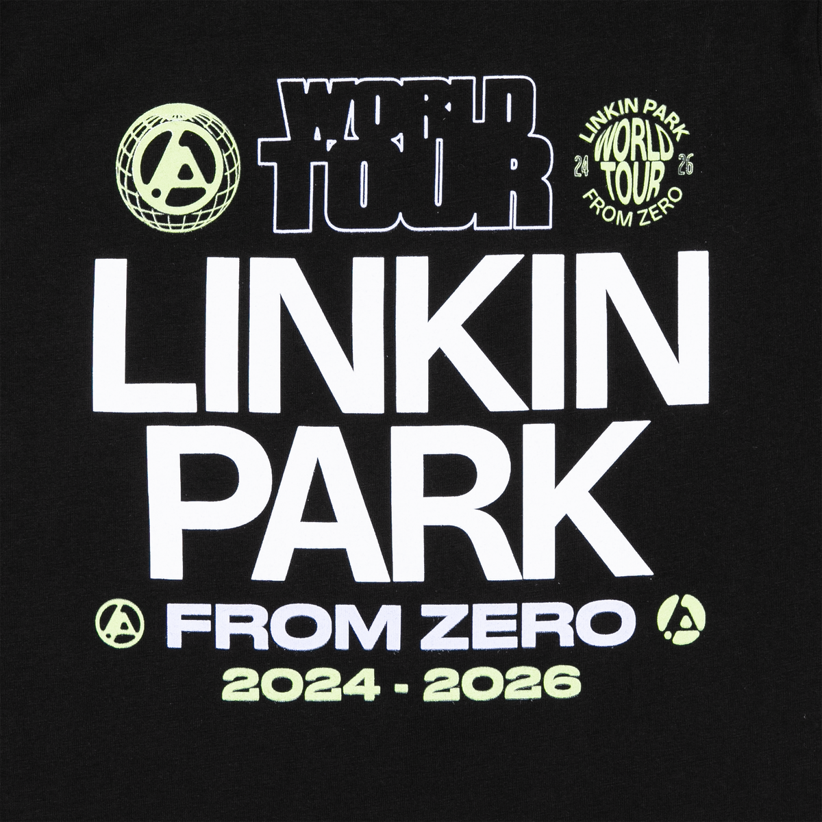 OFFICIAL FROM ZERO WORLD YOUTH BLACK TOUR TEE