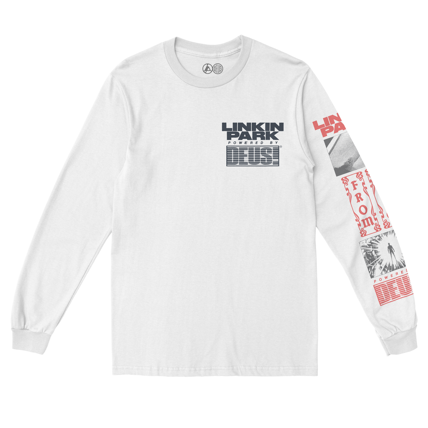 LP x DEUS Powered By White Long Sleeve Tee (Web Exclusive)